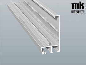 ALU AD-PR 80X42MM 6,5M BRA ÄHNL RAL 8019 VE:13 M A-973 B