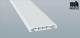 VERKLEIDUNGSPROFIL 85X12MM 6M WEIß VE:60 M 264