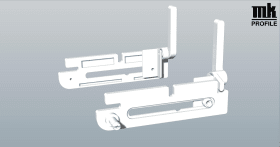 ZUBEHÖR KOMPLETT KELLERFENSTER 2 GRIFFE BRA 642 B