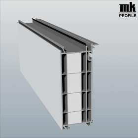 VEKA-BO-EINST 130MM 6,5M RB WL 76ER VE:13 M IN WEIß AUSGESCHÄUMT 807/3 ISO