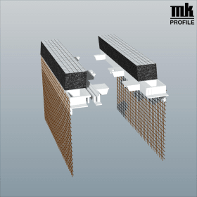 ADAPTER 180MM WEIß 20MM SCHAUM ARMIERUNGSGEWEBE VE:50 PAAR AG180 FLEX