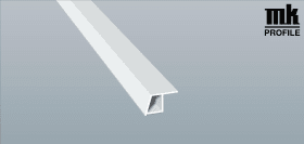 Menke Kammeranschlussprofil 27x16 mm, mit Schaumklebeband, selbstklebend