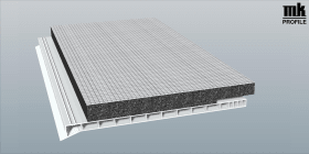 ROLL-KA-DK 240MM 6M WEIß 20MM SCHAUM VERS VE:18 M D240 FLEX 52