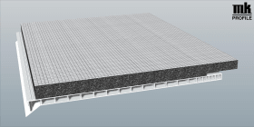 ROLL-KA-DK 6M WEIß 20MM SCHAUM VERS VE:18 M D320 FLEX 12