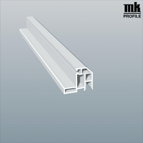 HAUPTPROFIL ROLLADENKASTEN 40X48MM 6,5M WEIß VE:65 M RK 200