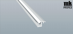 AUFNAHMEPROFIL BÜNDIG LG 6M WEIß VE:60 M 161