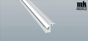 AUFNAHMEPROFIL VERSETZT LG 6M WEIß VE:60 M 163