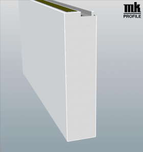 SCHÜCO-BO-EINST 200MM SK LG 6,5M WEIß PVC-S 70/82ER HÖ: 193,4MM 20050 04-2