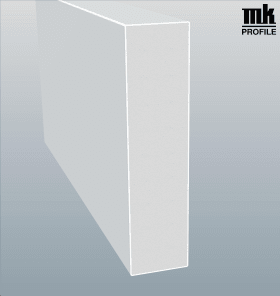 DRUTEX-BO-EINST 200MM SK LG 6,5M WEIß PVC-S 70/82ER HÖ: 193,5MM 20050 10