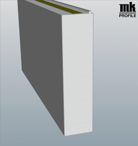 BKV-BO-EINST 200MM SK LG 6,5M GRAU PVC-S SCHW 52-140TB HÖ: 196,2MM 20050 21 S10