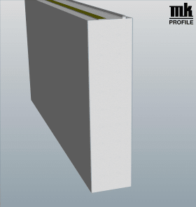 HEROAL-BO-EINST 200MM SK LG 6,5M WEIß PVC-S 71ER SCHW HÖ: 196MM 20050 27 S1