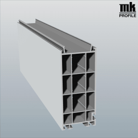 SCHÜCOVERBREIT 130MM 6M RB 70/82ER LOSE IN WEIß 811/6 L