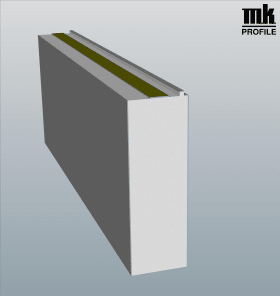 GU-BO-EINST 150MM SK LG 6,5M GRAU PVC-S SCHW HÖ: 145MM 15050 22 S11