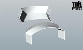 ECKVERB HL 90X40MM WEIß 135° VE:10 ST HEV 9044