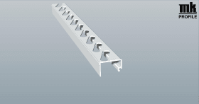 FÜLLPROFIL BLENDRAHMEN LG 6M GESTANZT 306 BERGKI SZ 316 K 9041