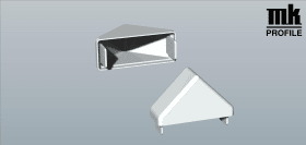 ZA-LA 60MM 3ECKIG WEIß VE:100 ST ZK 128 