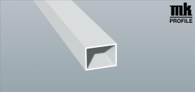 RECHTECKROHR 40X30MM 6M WEIß VE:60 M 672 