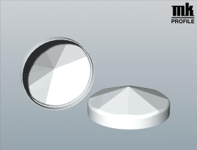 RU-PFO Ø 100MM PYR 70 BASGRAU ZK 157 F 1205