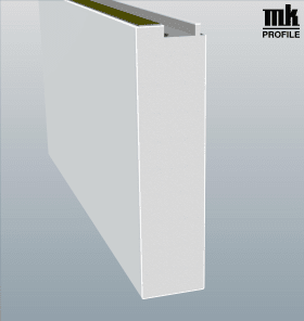 PROFINE-BOD-EINST 200 SK 6,5M WEIß 200X50 PVC 76+88 H192 (20050 06-2)