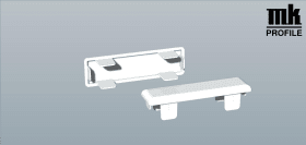 ZAUNKA ZAUNLATTE 85 FLACH FOL [147] (ZK 146 F 470 3001)