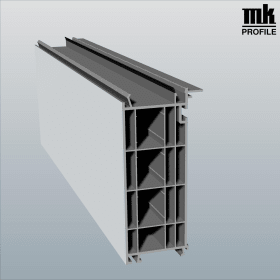 ALUPLAST-BODENEINSTAND 130 6M WEIß +WL 76 12M