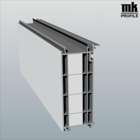 ALUPLAST-BODENEINSTAND 130 6M WEIß +WL 76 12M