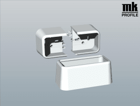 ZAUNRIEGELHALTER ZAUNRIEGEL 80X35 FOL 61 2505-167 DUNKELGRÜN