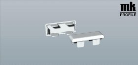 ZAUNKAPPE ZAUNLATTE 60 FLACH FOL 436 1014 ALUX DB 703