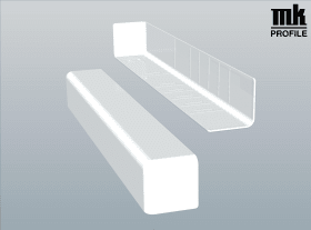 SCHAUMWINKELAUßENECKE 40X40X310 FOL 456 5054 CREMEWEIß CC