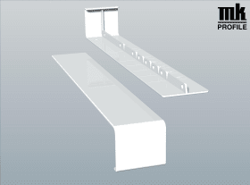 SCHAUMWINKELVERBINDER 40X40X310 FOL 306 9041-167 BERGKIEFER