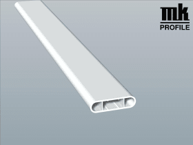 LAMELLEN KLAPPLÄDEN 45X12 6M FOL 30 8105-167 DUNKELROT