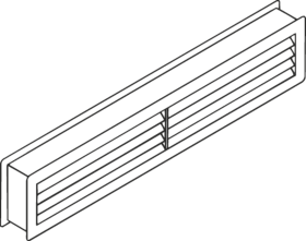 Hewi Lüftungsgitter 800 PSB