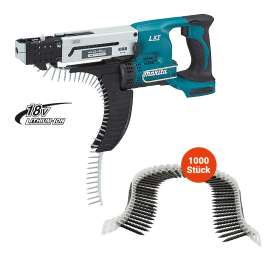 Makita Akku-Magazinschrauber DFR550Z-Set