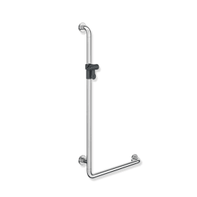 HEWI angled handle with shower holder Series 801 WARM TOUCH