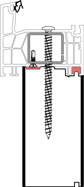 blaugelb Sockeldämmprofil PVC/TK PROFINE T/76 60X150X3000MM PROFINE 76, Bautiefe T/76