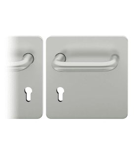 FSB Feuerschutz Drückergarnitur 79 1070. BS eck.PZ72/9.DR.F1.TS 39-48