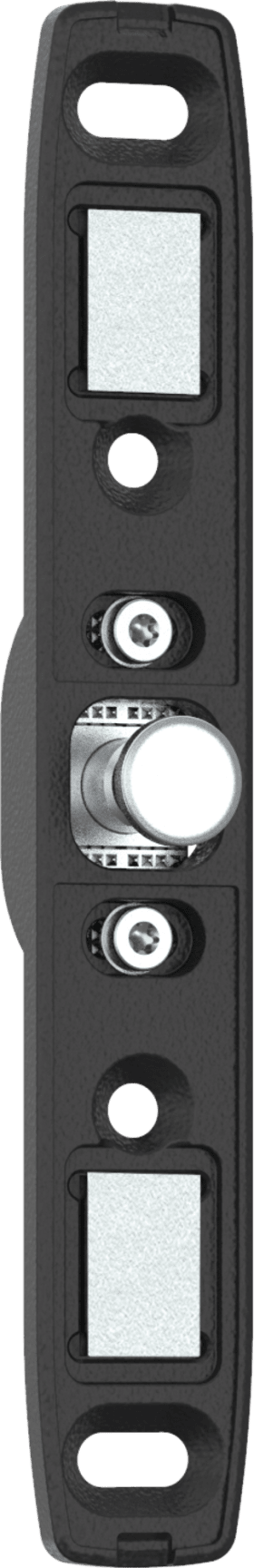 Maco  INSTINCT Schließteil für Alu 20 mm breit tiefschwarz RAL 9005  503311