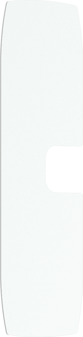 Maco  INSTINCT Schließteilabdeckung für PVC Verkehrsweiß RAL 9016  504114