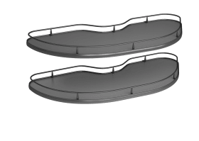 Vauth-Sagel CORNERSTONE-Maxx Tablar. 2x 500er-R. Premea lavagrau