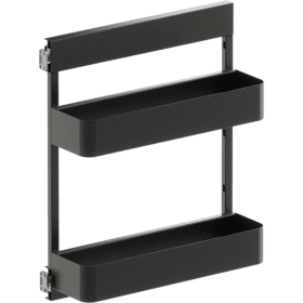 Vauth-Sagel Seitenwandauszug SUB-Side. Korbset. 2x 200er. Planero. lavagrau