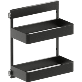 Vauth-Sagel Seitenwandauszug SUB-Side. Korbset. 2x 300er. Planero. lavagrau