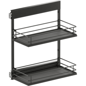 Vauth-Sagel Seitenwandauszug SUB-Side. Korbset. 2x 300er. Premea. lavagrau