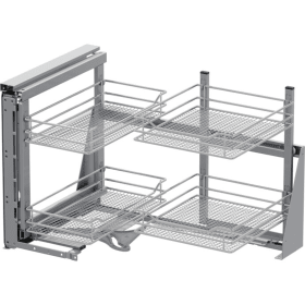 Vauth-Sagel COR-Fold. Korbset. 4x 800er. Saphir. chrom