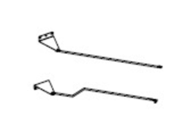 Vauth-Sagel Hochschrankauszug. TAL-Gate. Mitnehmer für 600er. lavagrau