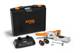 STIHL Akku-Gehölzschneider GTA 40, Set mit 2 x AS 2 und AL 5-2 und Koffer