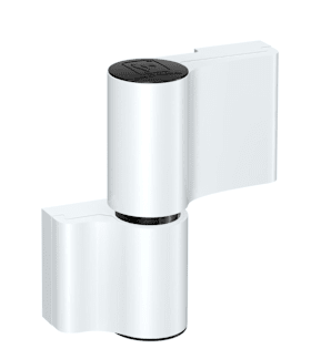 Dr. Hahn Aufschraubband Türband 4 A901,zweiteilig,20/65,RAL 9016/weiß,Ankerschraube 58mm Stahl