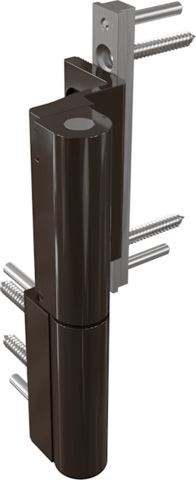 Dr. Hahn Rollenband KT-RV K731,zweiteilig,16/3,schwarz,DIN Links-Rechts,dunkelbraun,RAL 8077,Direktverschraubung