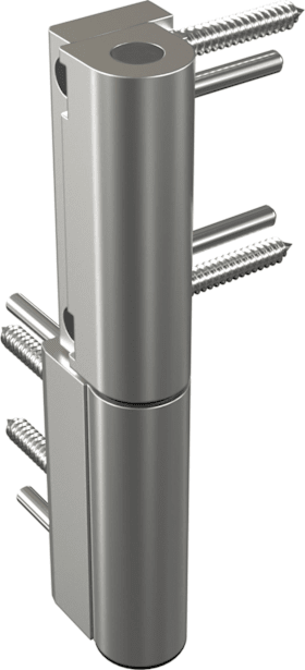 Dr. Hahn Rollenband KT-RN K721,zweiteilig,schwarz,DIN Links-Rechts,EV 1 eloxiert,Direktverschraubung