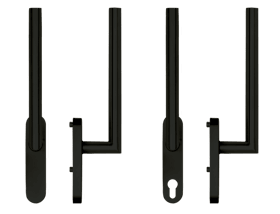blaugelb Hebe-Schiebetürgriffe HSG 1010 Black Line