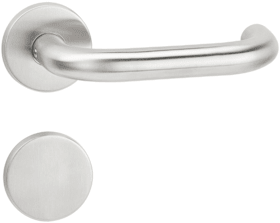 aptec Drückergarnitur BASIC 01 Klasse 3 Rosette rund UG TS37-48